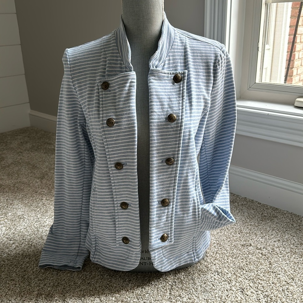 TOMMY HILFIGER Striped Military Band Jacket